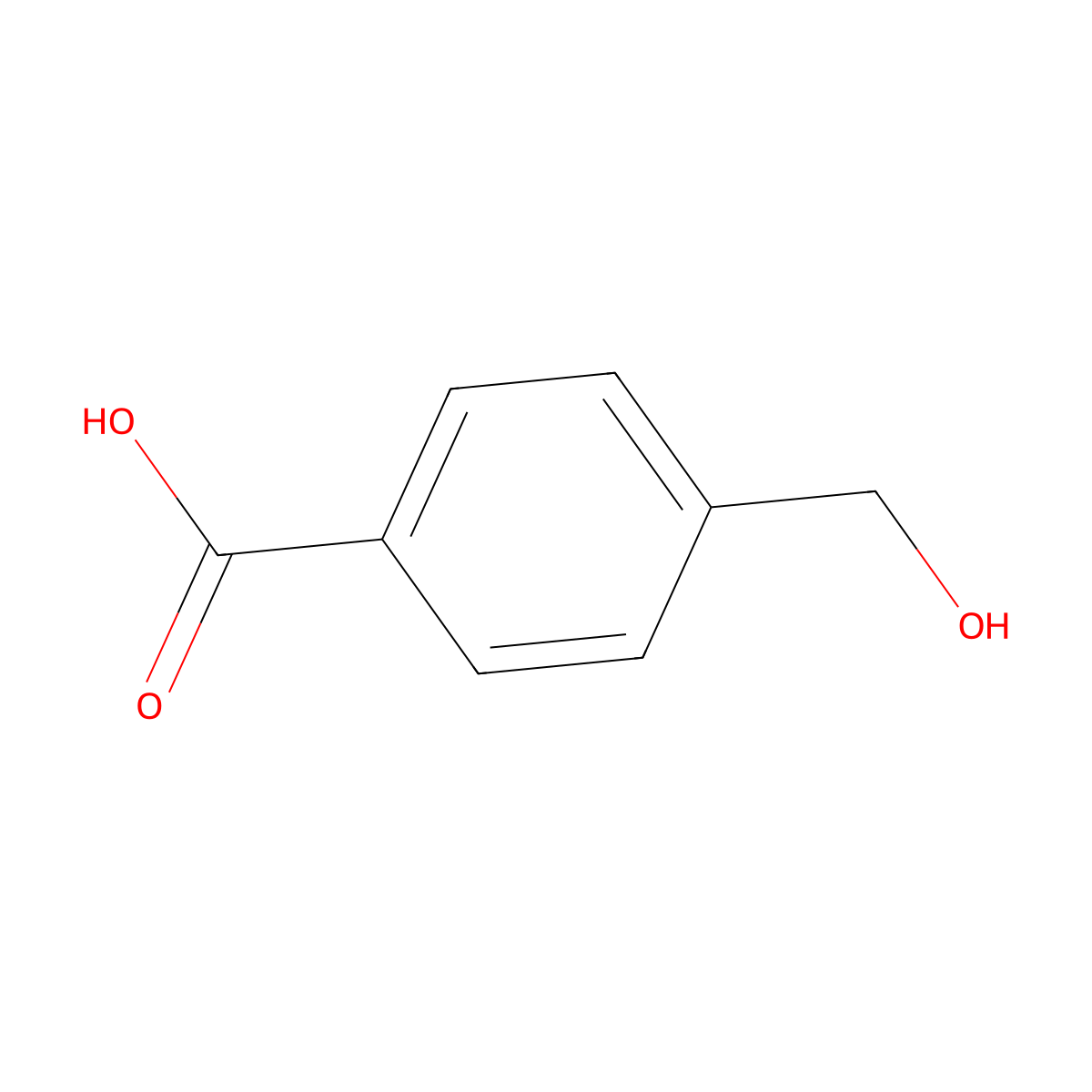 4-(Hydroxymethyl)benzoic acid molecular structure, CAS 1220039-56-4