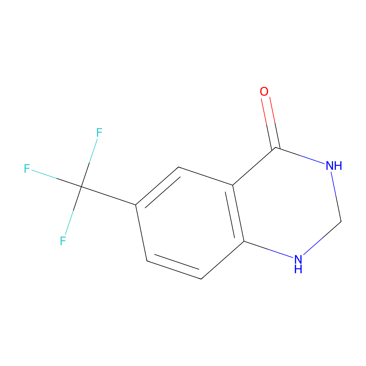 6-Trifluoromethyl-2,3-dihydro-1H-quinazolin-4-one molecular structure, CAS 1220040-27-6