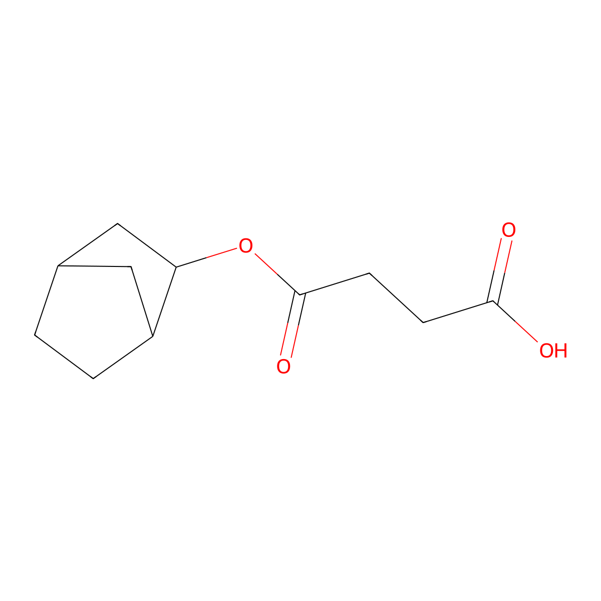 4-(Bicyclo[2.2.1]hept-2-yloxy)-4-oxobutanoic acid molecular structure, CAS 1220083-98-6
