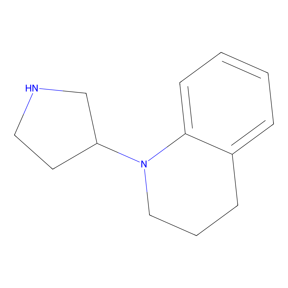1-(Pyrrolidin-3-yl)-1,2,3,4-tetrahydroquinoline molecular structure, CAS 1220172-62-2