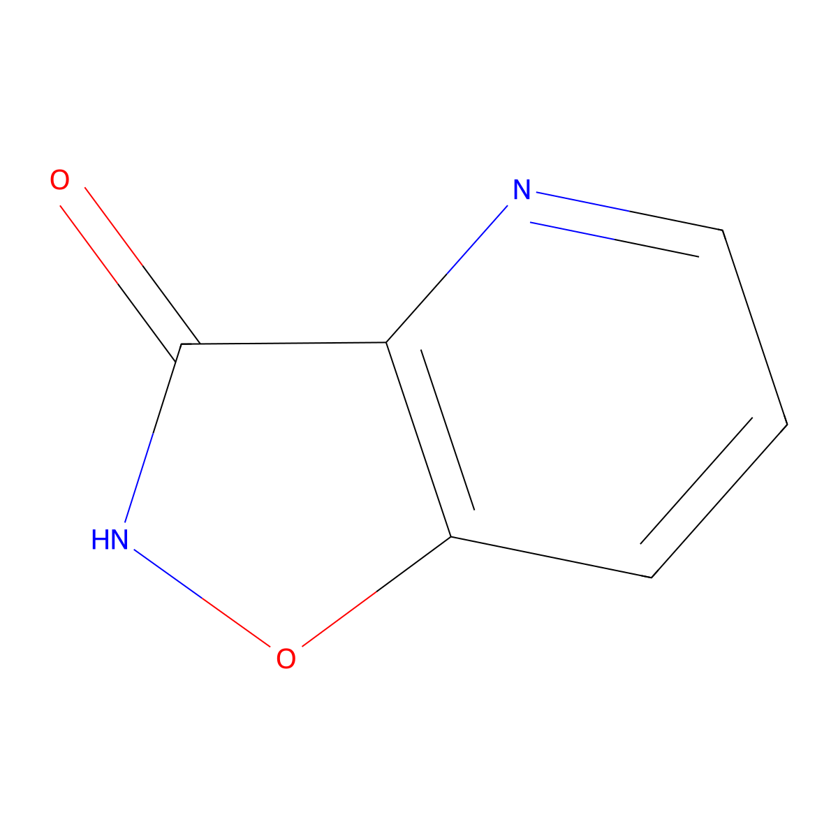 Isoxazolo[4,5-b]pyridin-3(2H)-one molecular structure, CAS 122019-40-3