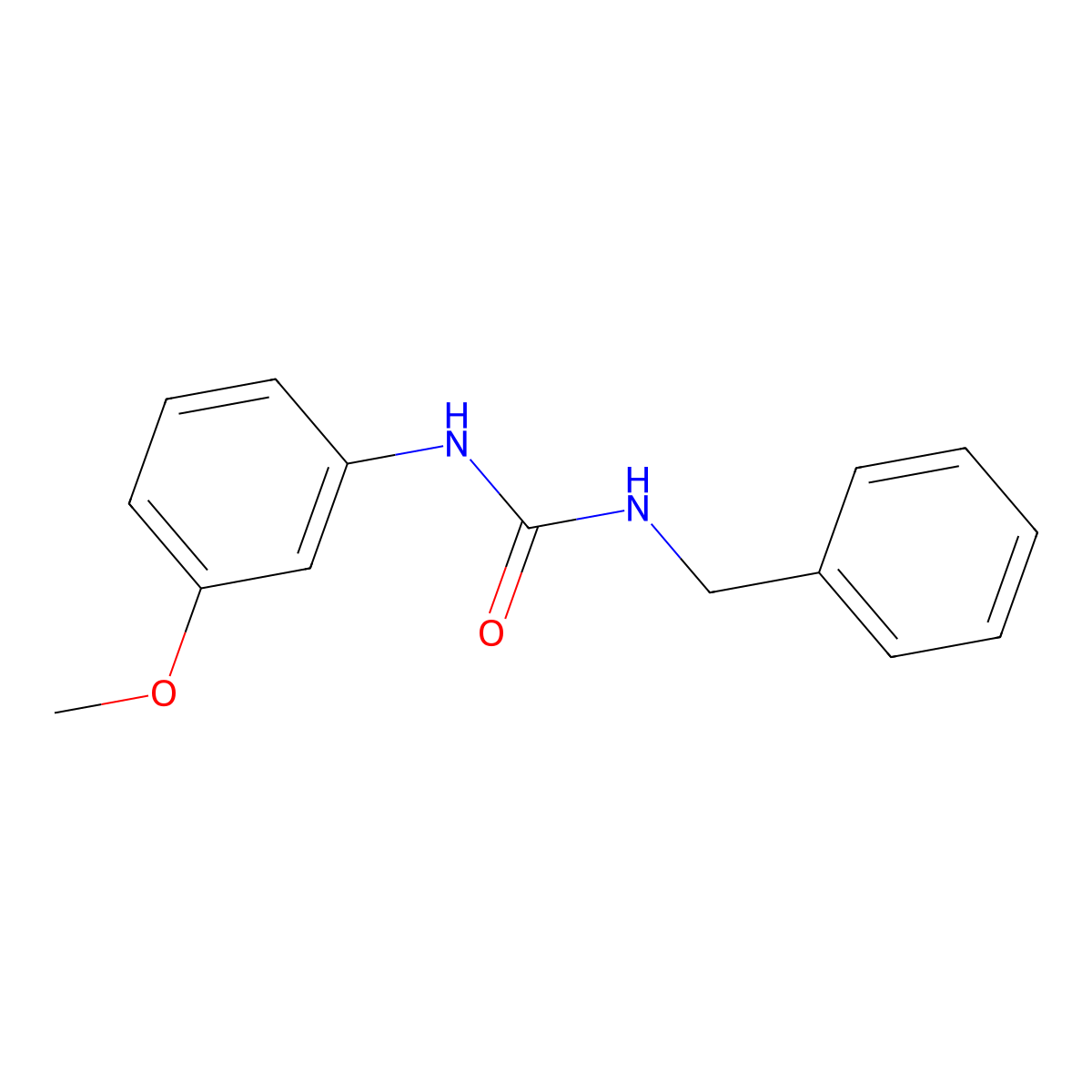 1-(M-Anisyl)-3-benzylurea molecular structure, CAS 122020-37-5