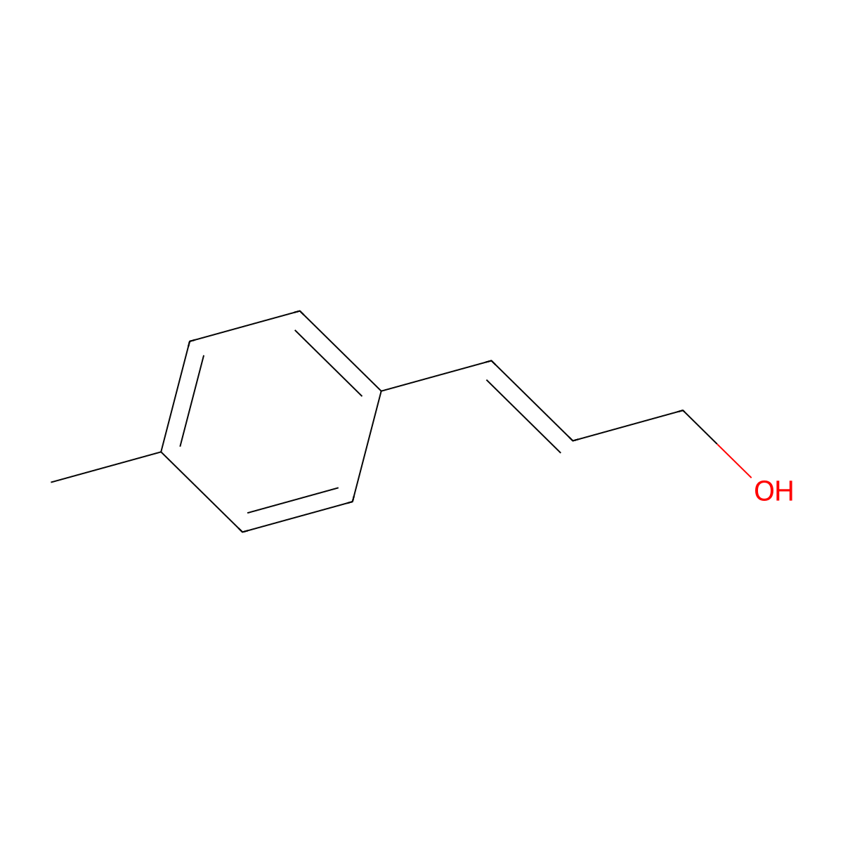 4-Methylcinnamyl alcohol molecular structure, CAS 122058-30-4