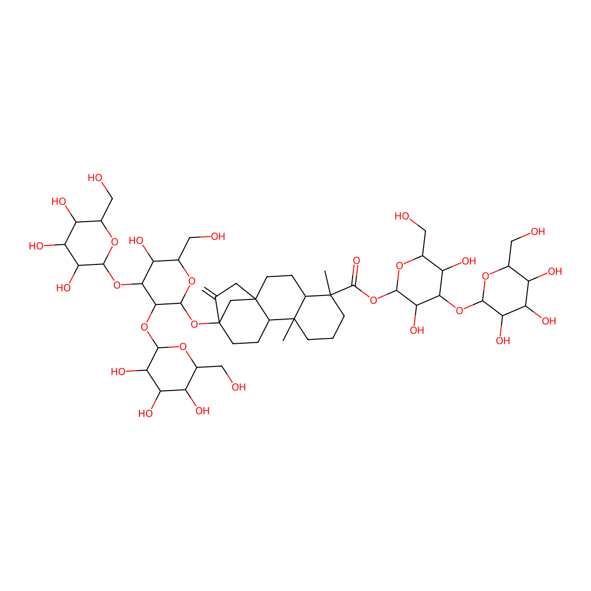 Rebaudioside I molecular structure, CAS 1220616-34-1
