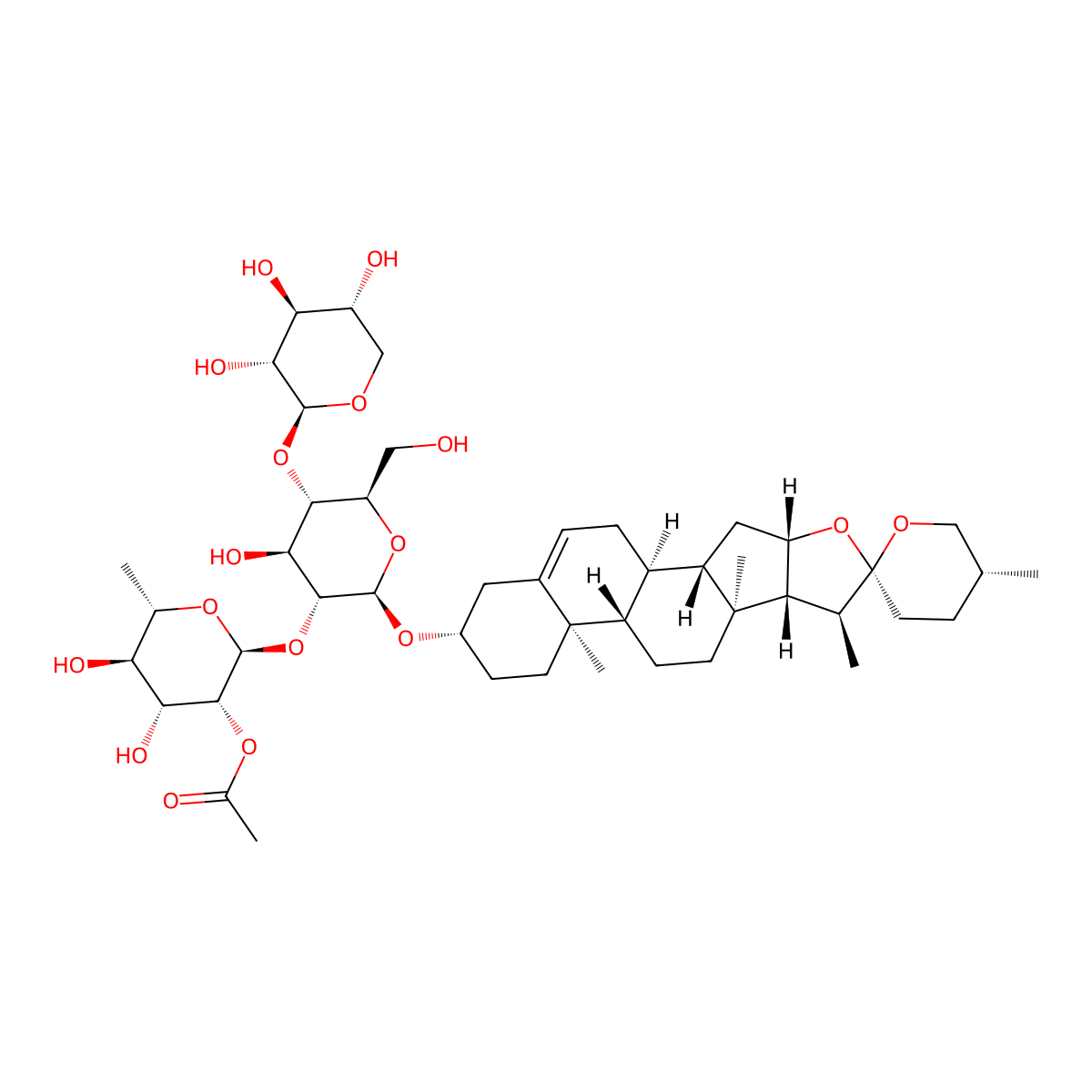 2''-O-Acetylsprengerinin C molecular structure, CAS 1220707-33-4