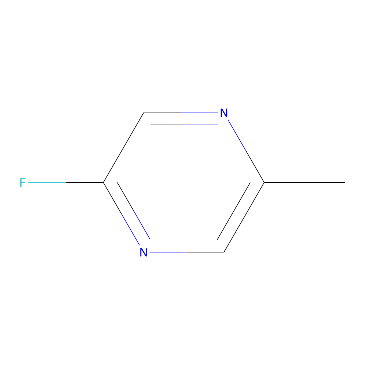 2-Fluoro-5-methylpyrazine molecular structure, CAS 1220799-57-4