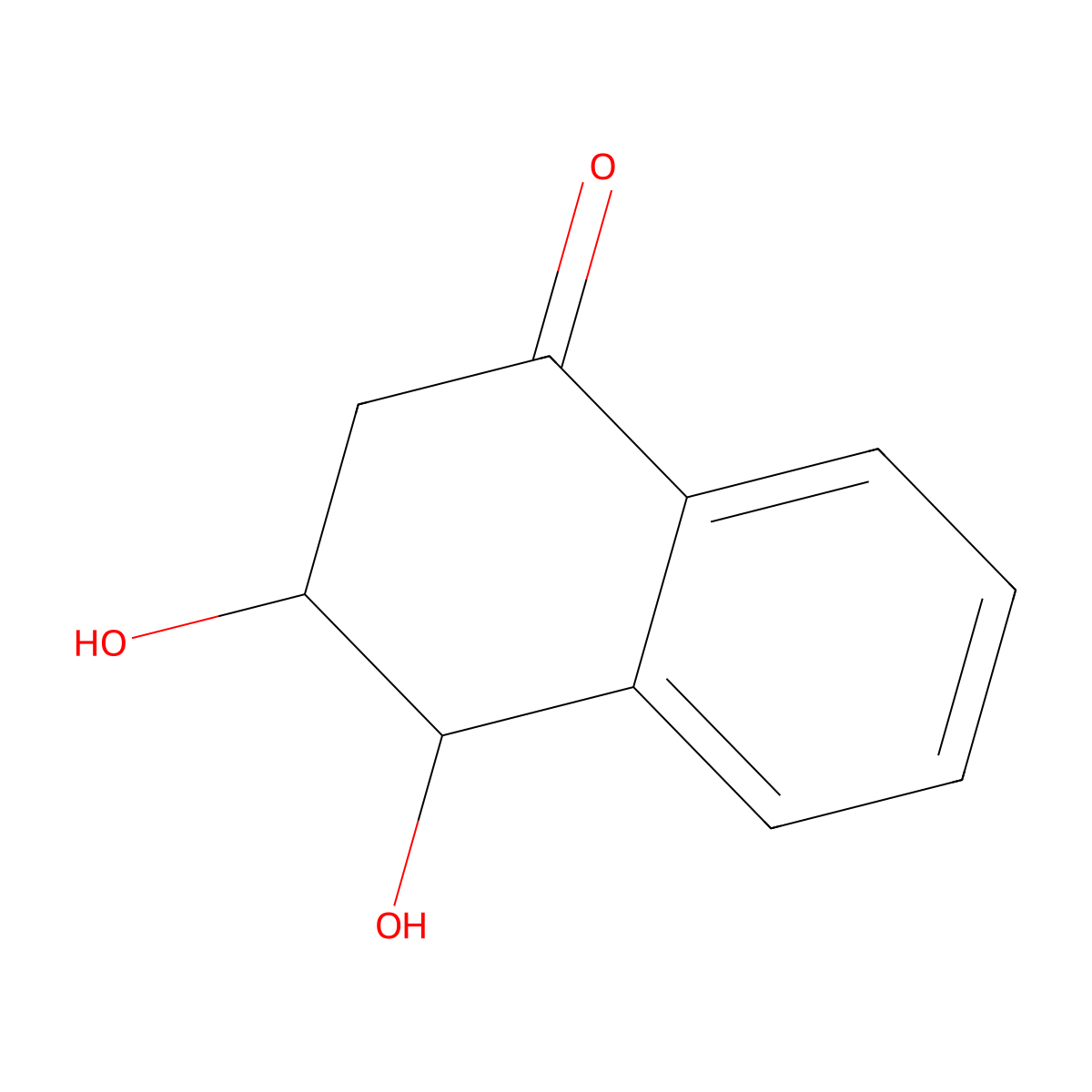 3,4-Dihydroxy-3,4-dihydronaphthalen-1(2H)-one molecular structure, CAS 1220891-22-4