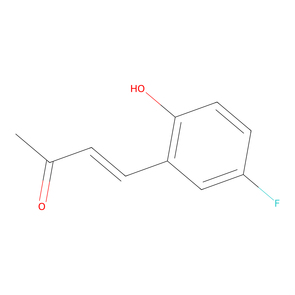4-(5-Fluoro-2-hydroxyphenyl)but-3-en-2-one molecular structure, CAS 1220993-95-2