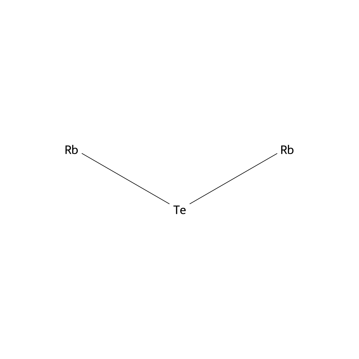 Rubidium telluride (Rb2Te) molecular structure, CAS 12210-70-7