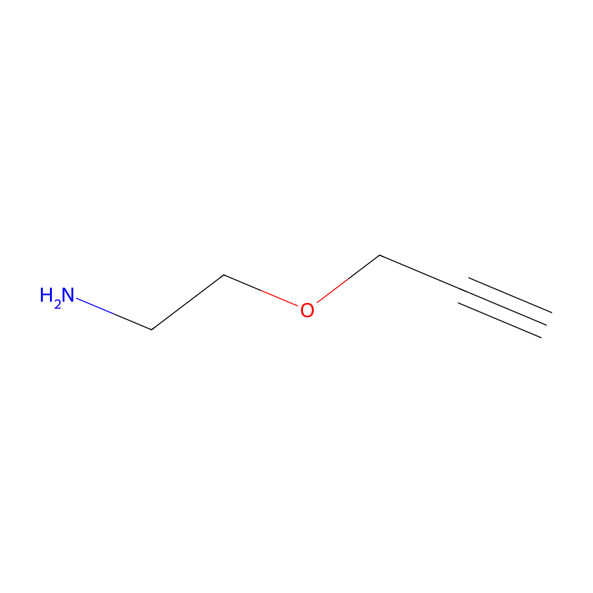 2-(2-Propynyloxy)ethylamine molecular structure, CAS 122116-12-5