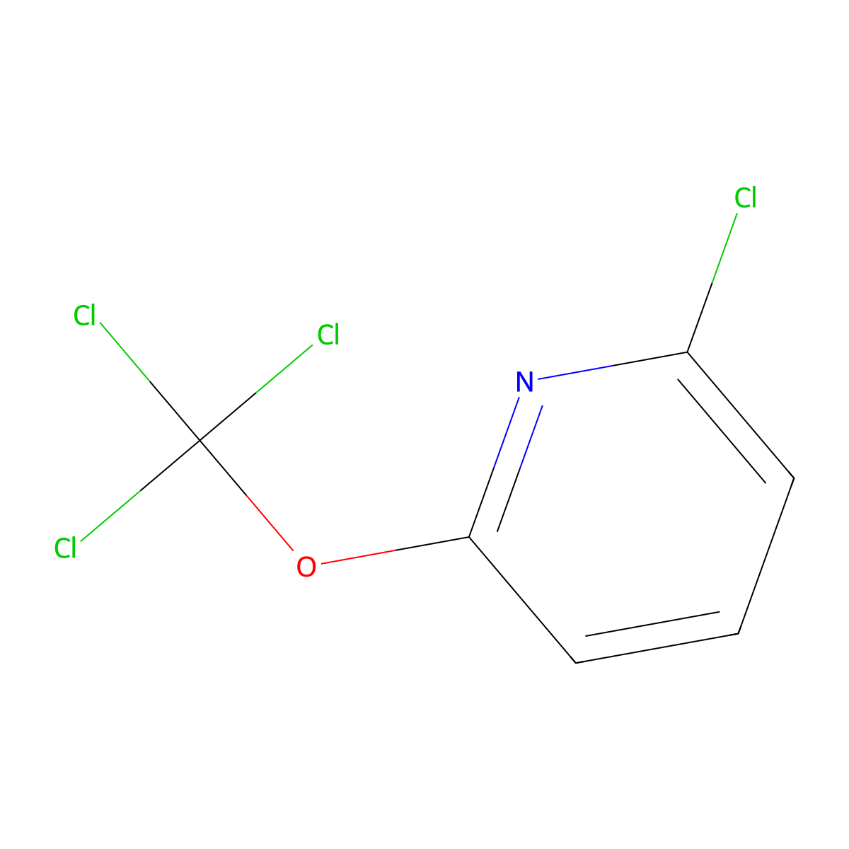 2-Chloro-6-(trichloromethoxy)pyridine molecular structure, CAS 1221171-69-2