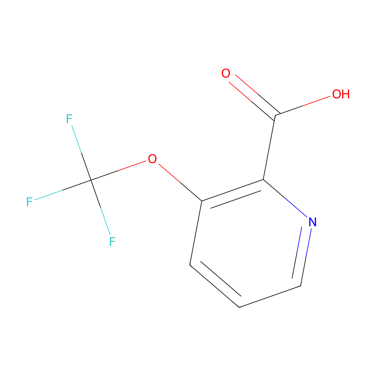 3-(Trifluoromethoxy)picolinic acid molecular structure, CAS 1221171-81-8
