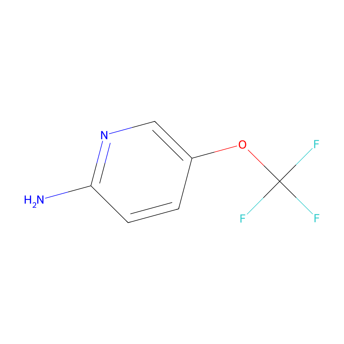 5-(Trifluoromethoxy)pyridin-2-amine molecular structure, CAS 1221171-88-5