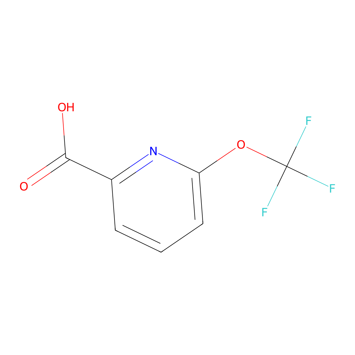 6-(Trifluoromethoxy)picolinic acid molecular structure, CAS 1221172-11-7