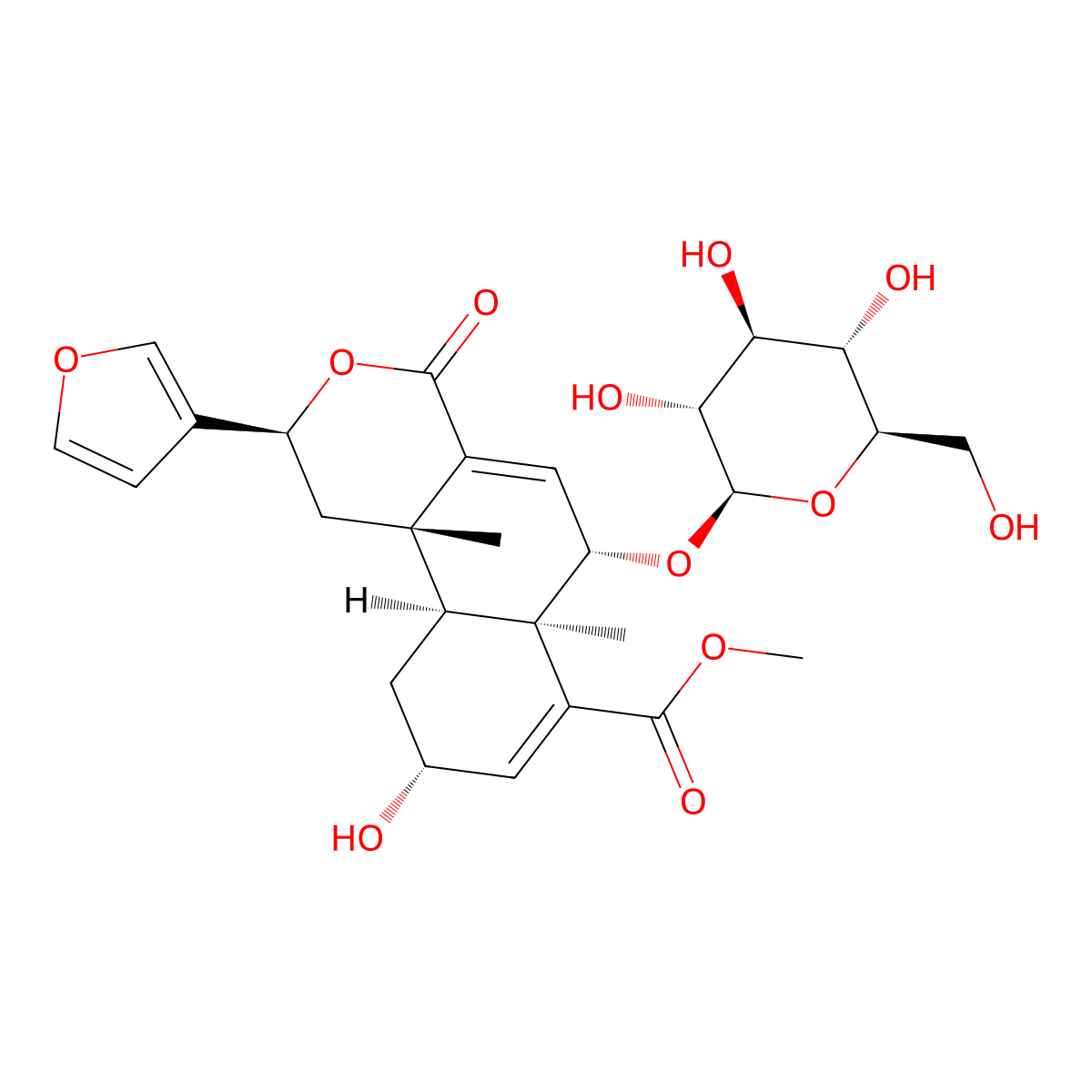 Dehydroborapetoside B molecular structure, CAS 1221178-16-0