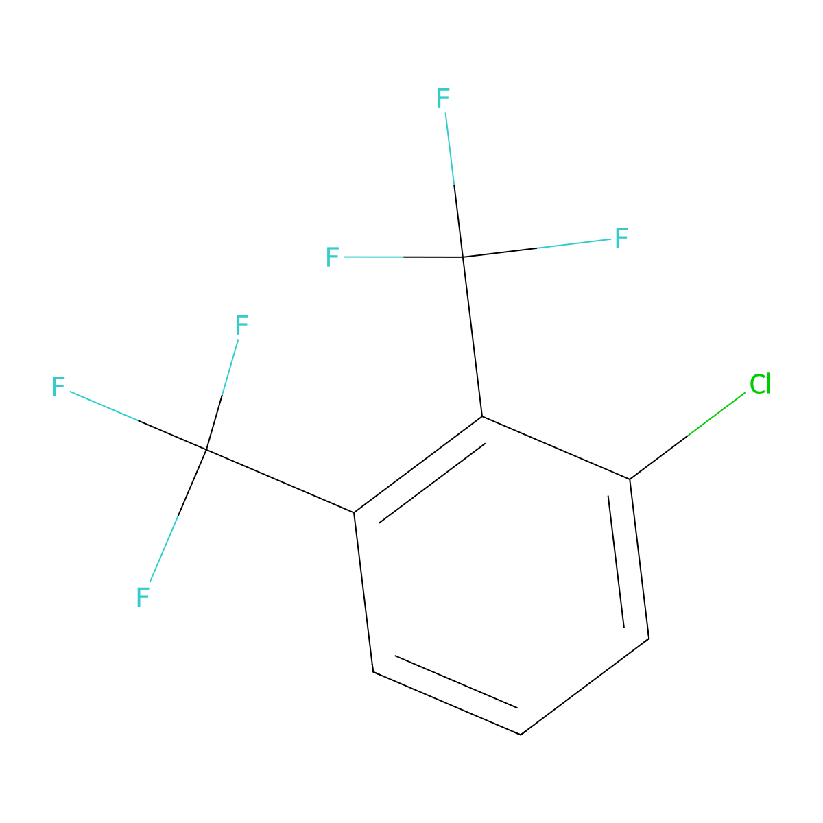 1-Chloro-2,3-bis(trifluoromethyl)benzene molecular structure, CAS 1221272-75-8