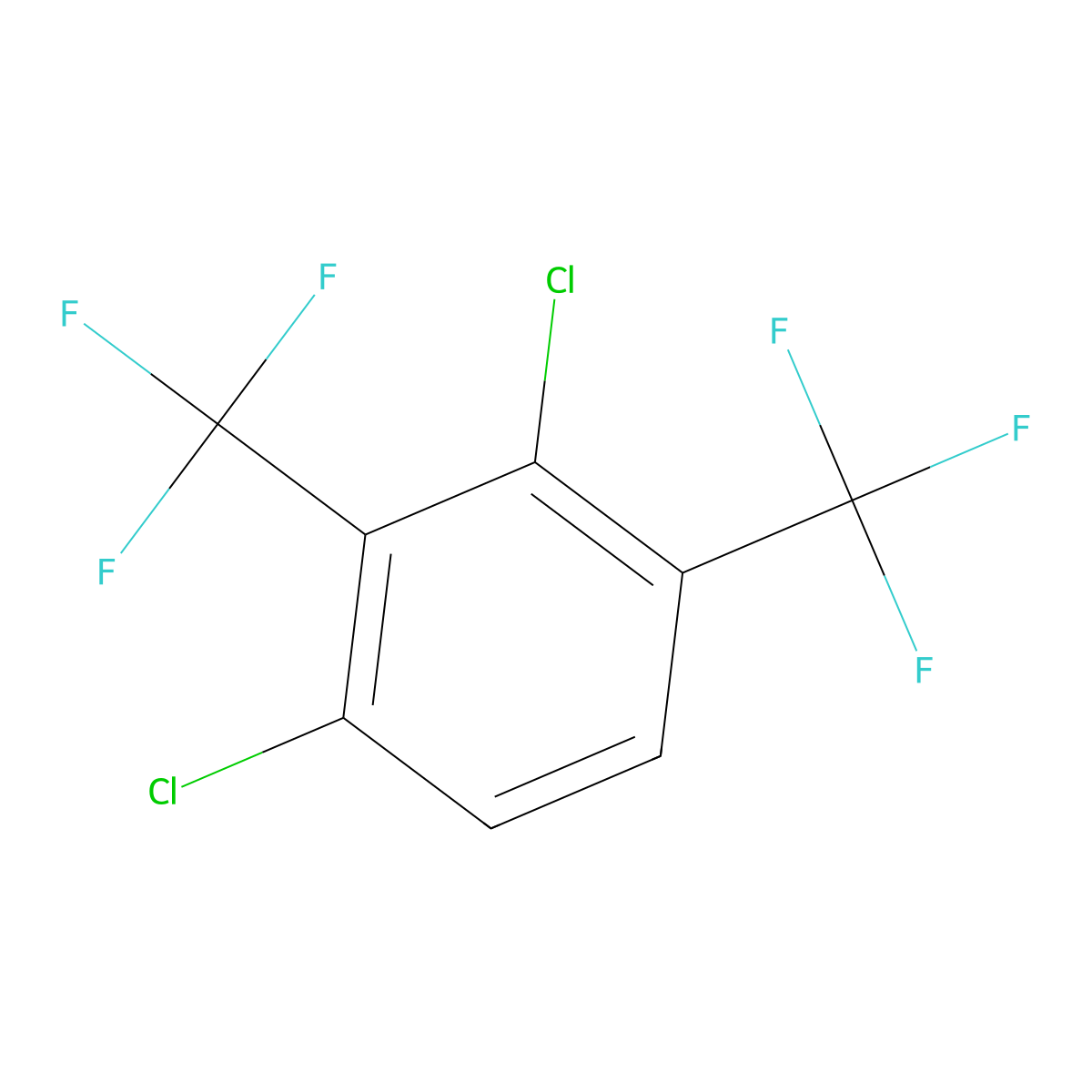 1,3-Dichloro-2,4-bis(trifluoromethyl)benzene molecular structure, CAS 1221272-88-3