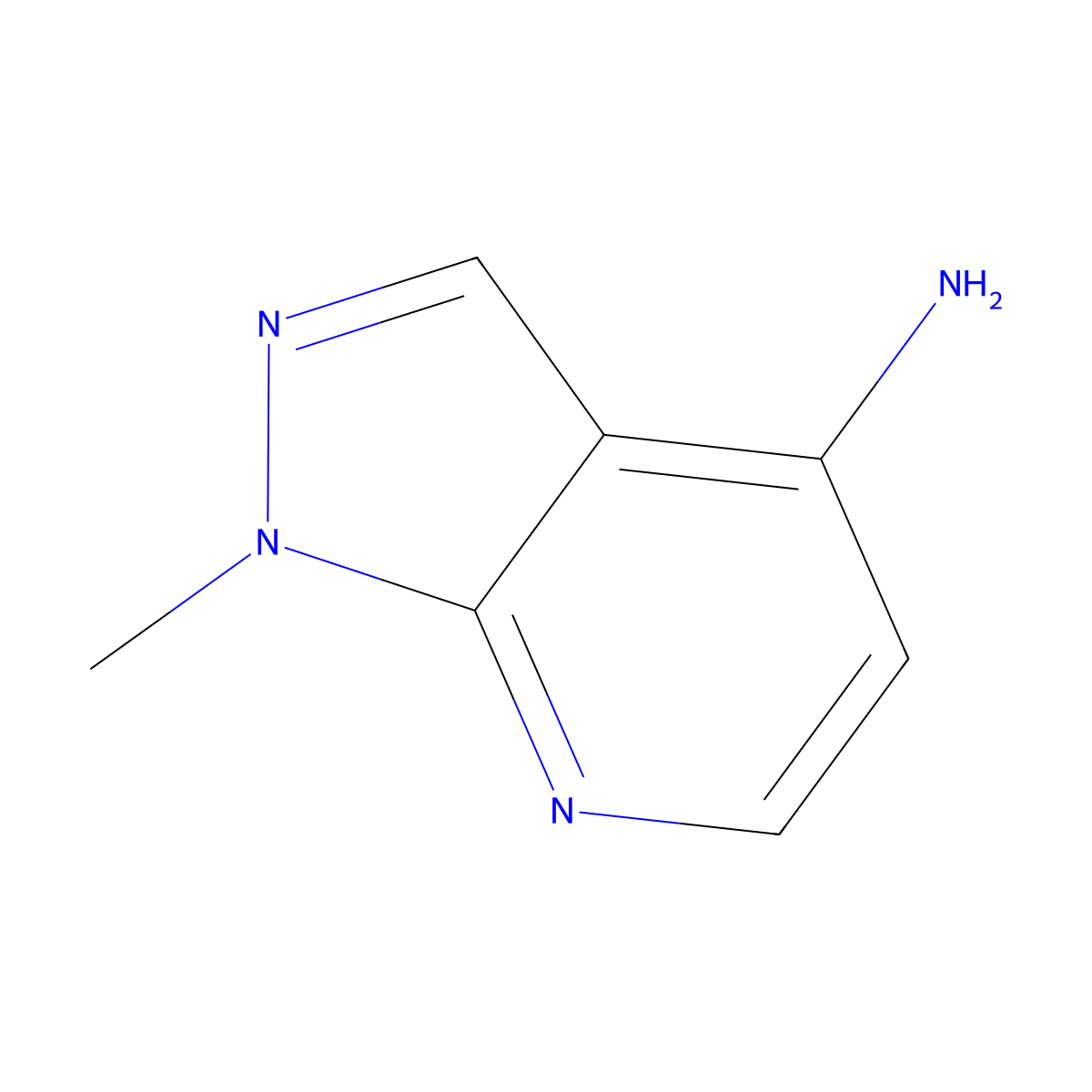 1-methyl-1H,2H,4H-pyrazolo[3,4-b]pyridin-4-imine molecular structure, CAS 1221288-29-4
