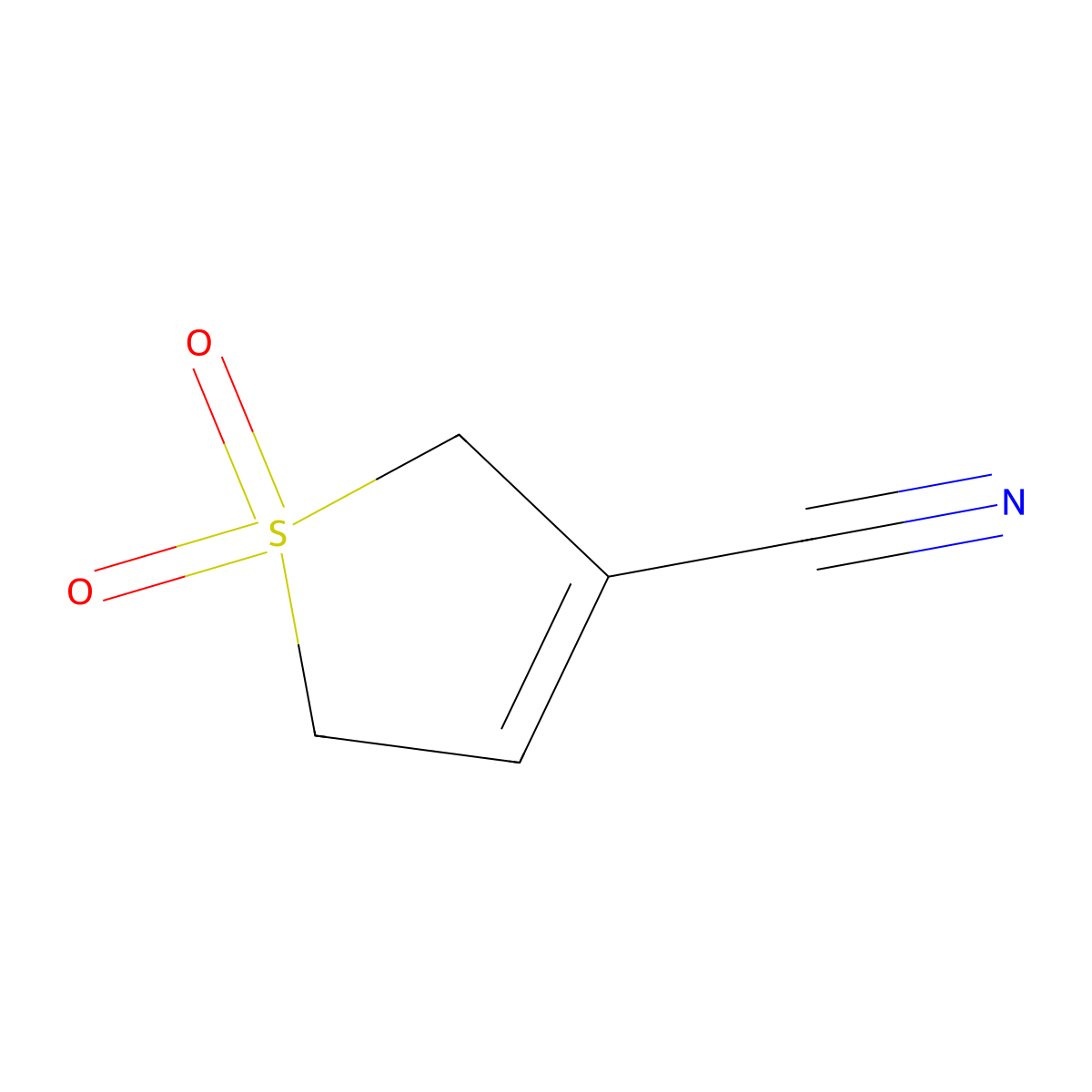 1,1-Dioxo-2,5-dihydro-1lambda6-thiophene-3-carbonitrile molecular structure, CAS 122131-77-5