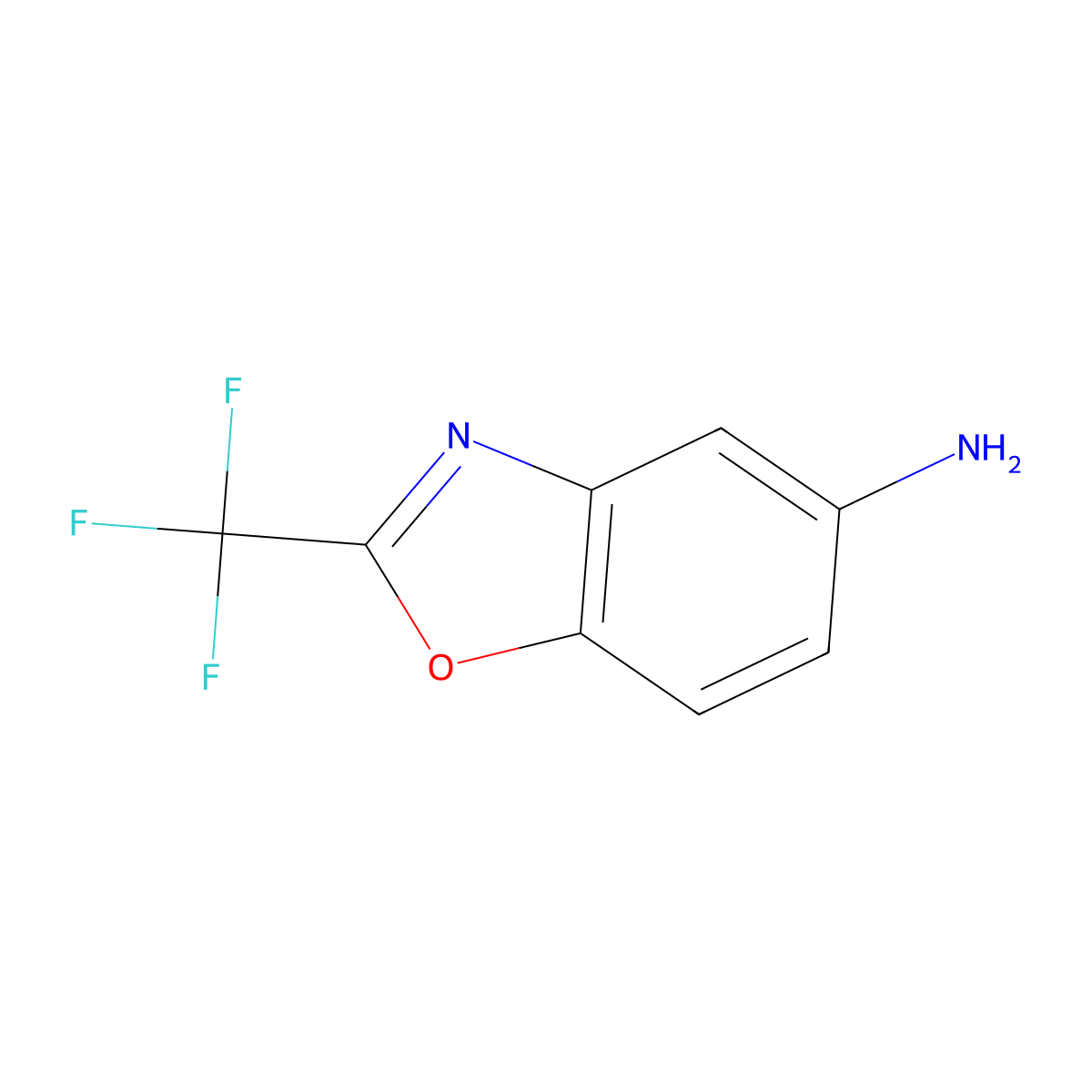 2-(Trifluoromethyl)-1,3-benzoxazol-5-amine molecular structure, CAS 122139-97-3