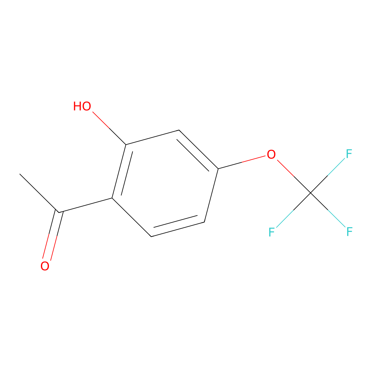 1-(2-Hydroxy-4-(trifluoromethoxy)phenyl)ethanone molecular structure, CAS 1221444-24-1