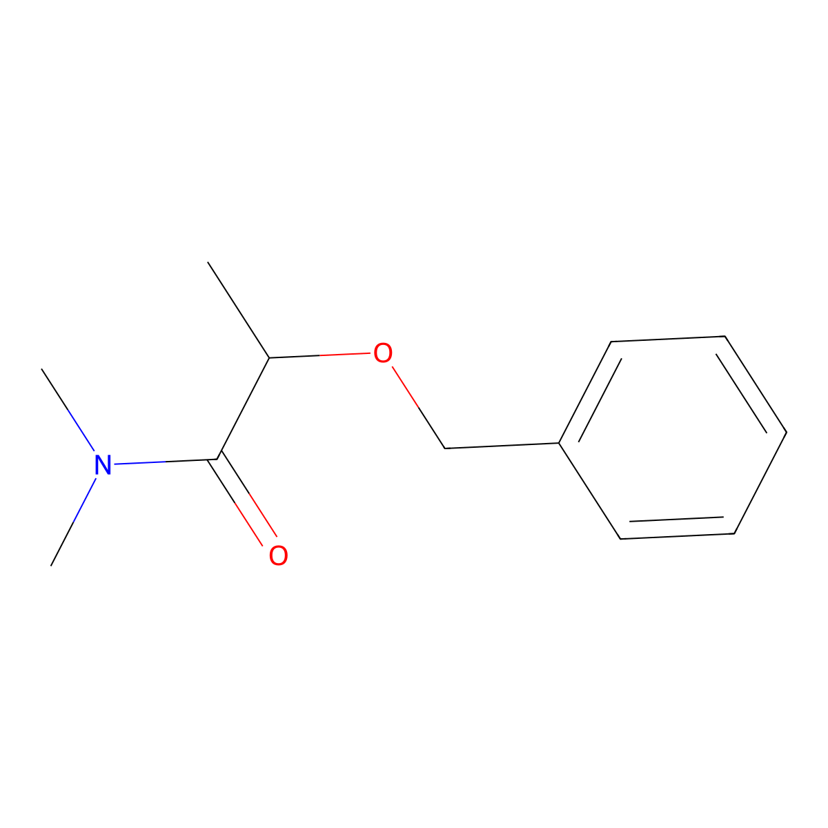 (2S)-N,N-Dimethyl-2-(phenylmethoxy)propanamide molecular structure, CAS 122151-33-1