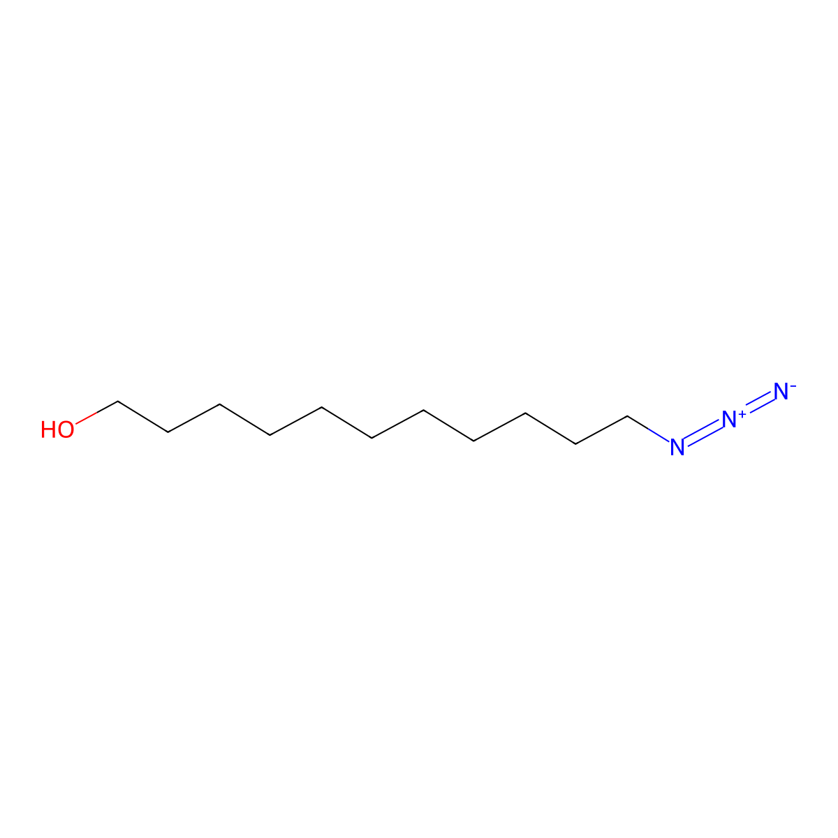 11-Azidoundecan-1-ol molecular structure, CAS 122161-09-5