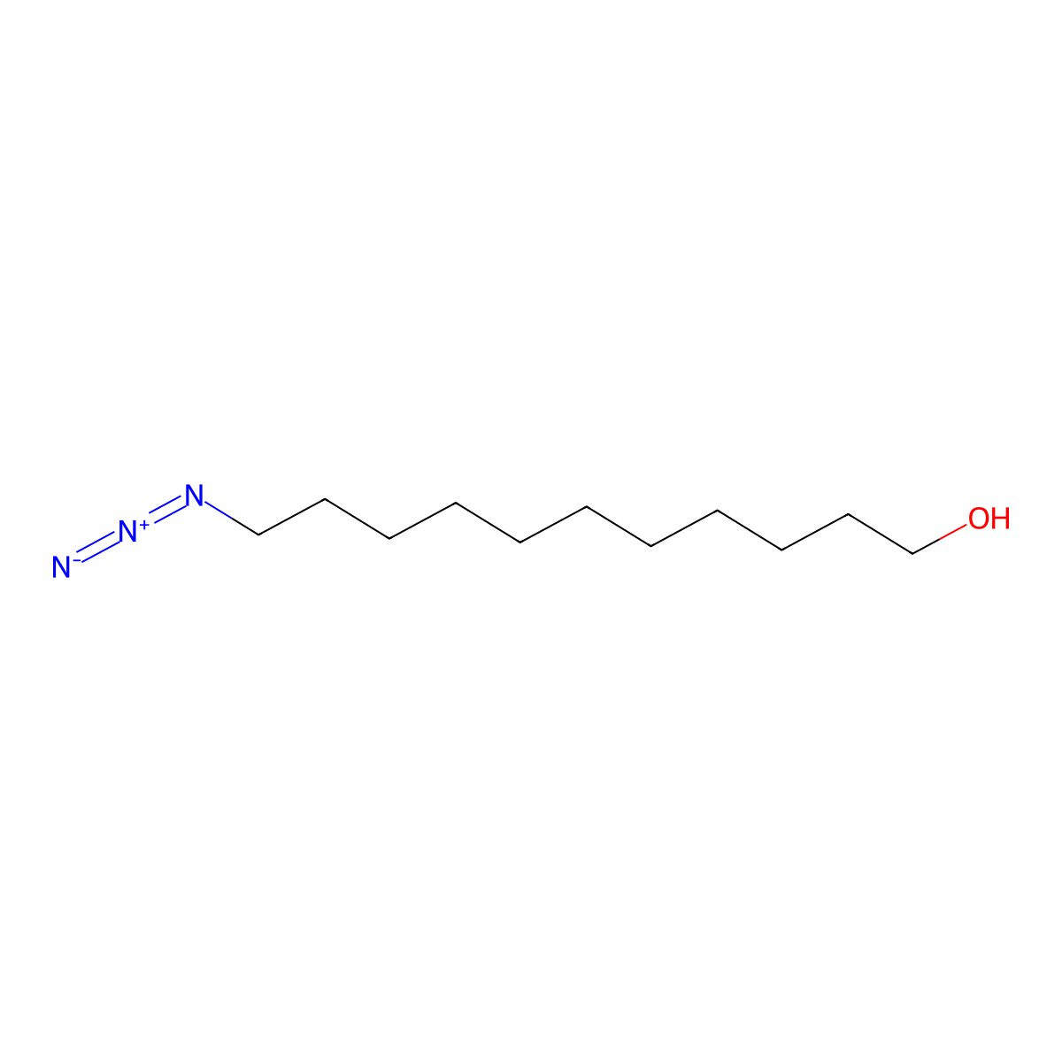 11-Azidoundecan-1-ol molecular structure, CAS 122161-09-5
