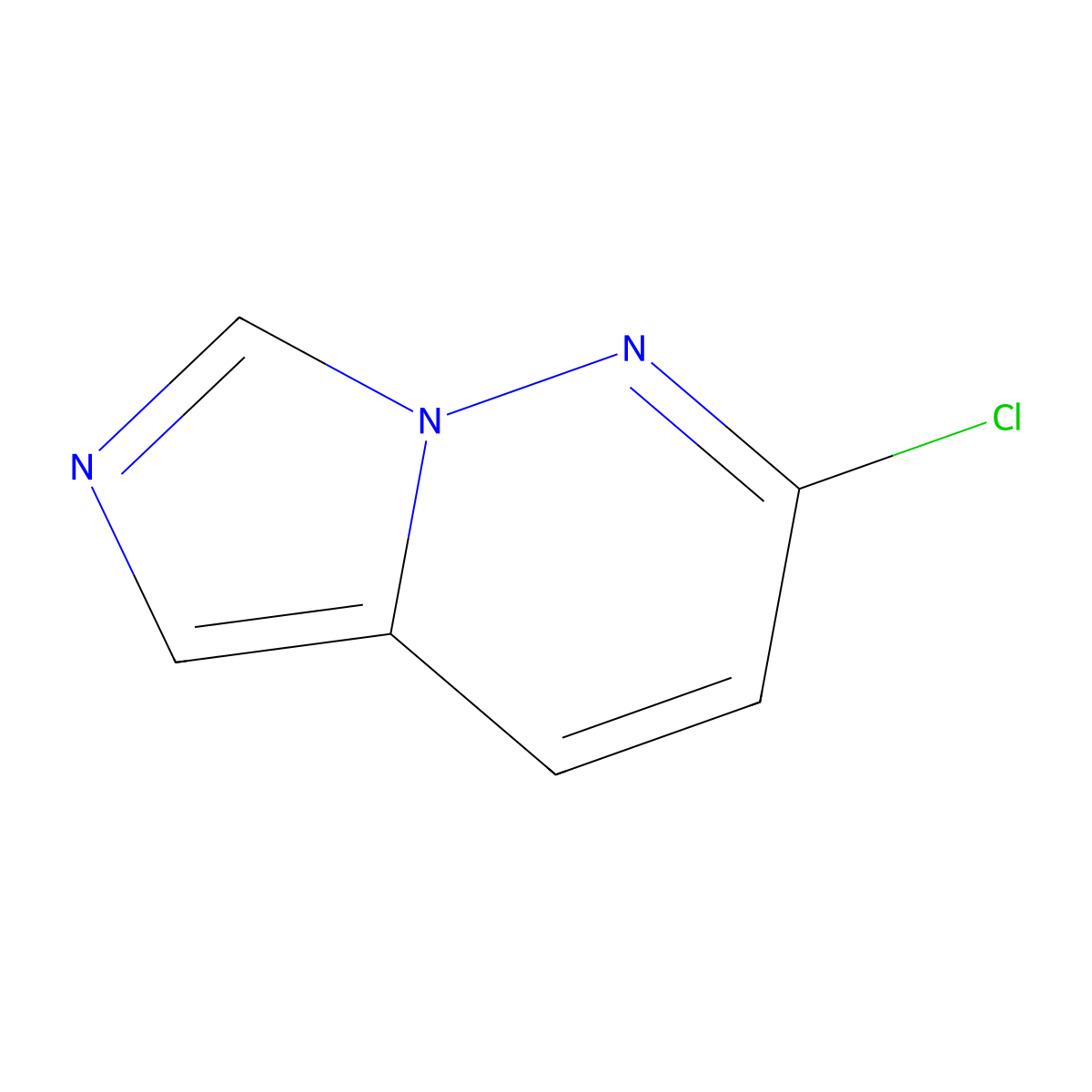 2-Chloroimidazo[1,5-b]pyridazine molecular structure, CAS 1221718-98-4