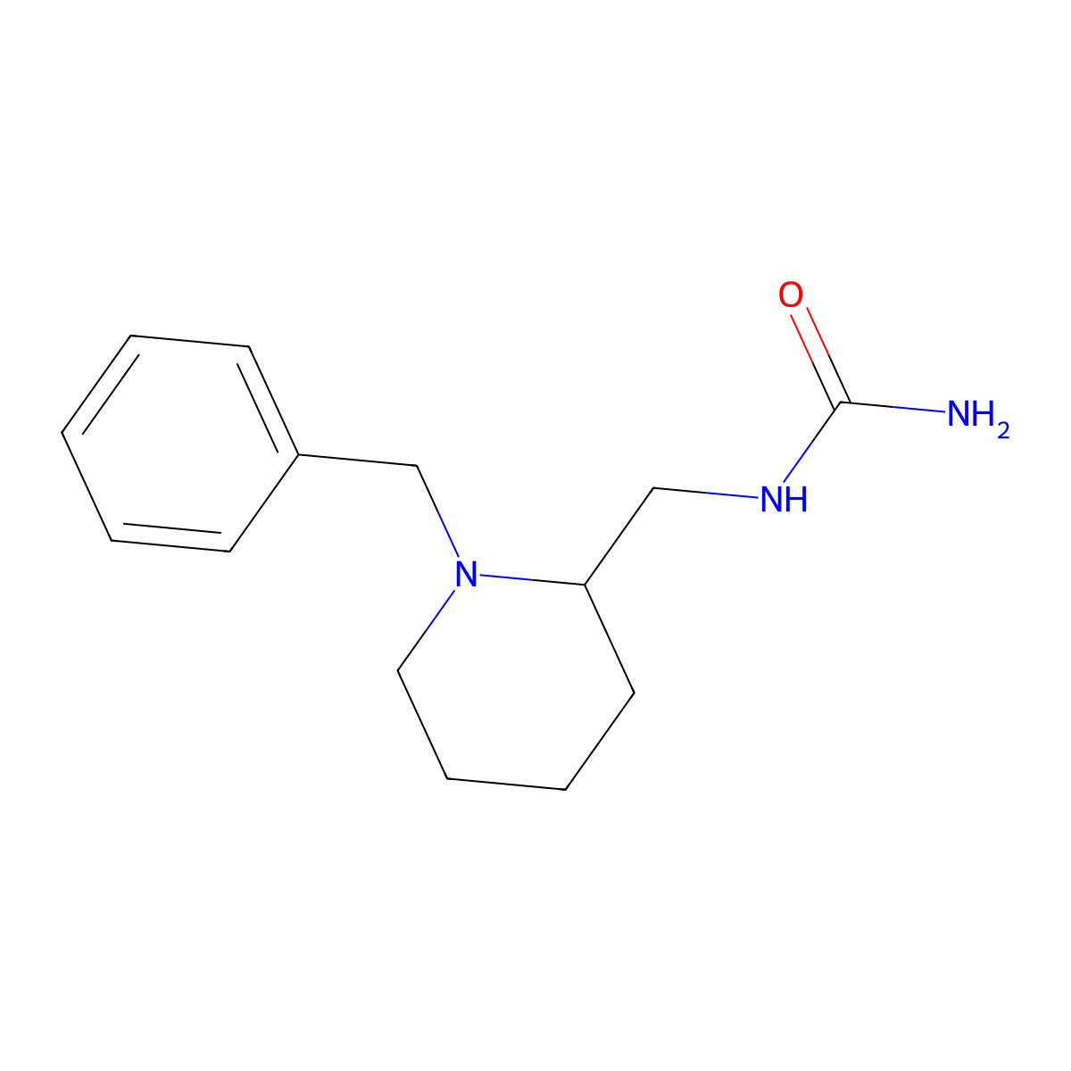 [(1-Benzylpiperidin-2-yl)methyl]urea molecular structure, CAS 1221722-12-8