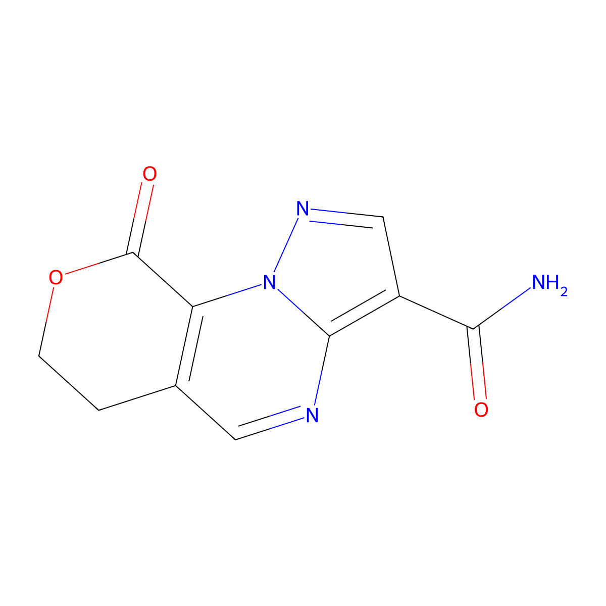 13-Oxo-12-oxa-2,3,7-triazatricyclo[7.4.0.0^{2,6}]trideca-1(9),3,5,7-tetraene-5-carboxamide molecular structure, CAS 1221722-40-2