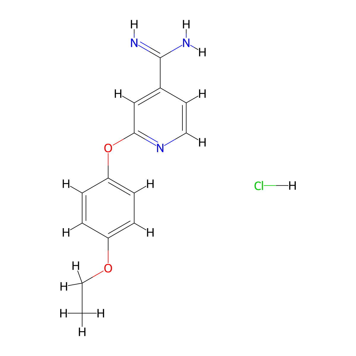 2-(4-Ethoxyphenoxy)pyridine-4-carboximidamide hydrochloride molecular structure, CAS 1221724-05-5