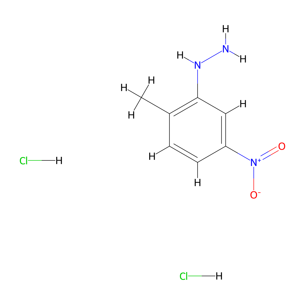 (2-Methyl-5-nitrophenyl)hydrazine dihydrochloride molecular structure, CAS 1221725-20-7