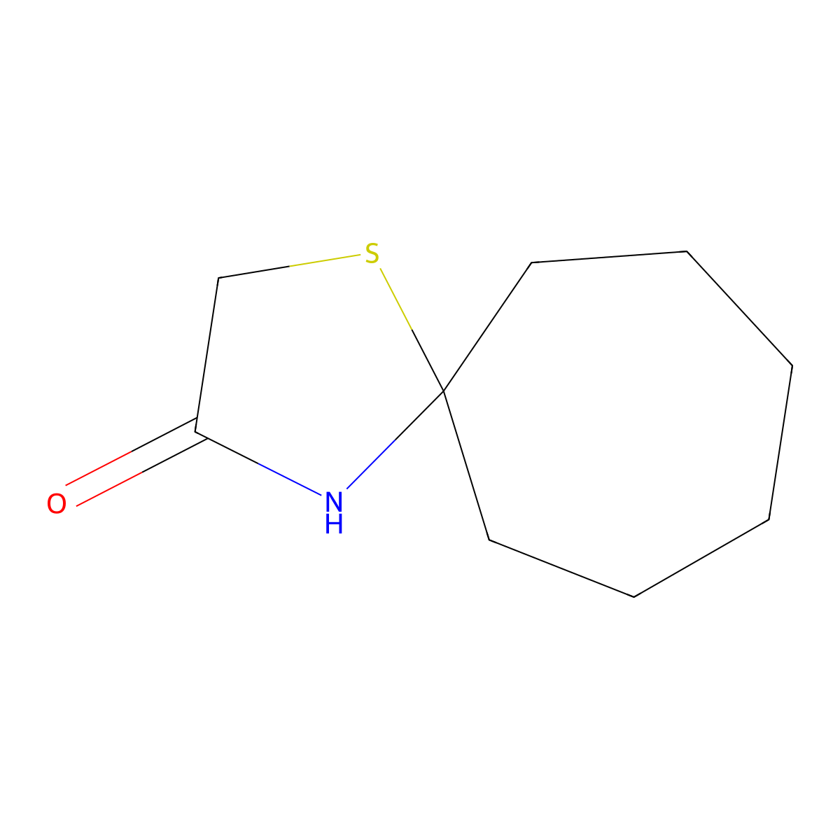 1-Thia-4-azaspiro[4.6]undecan-3-one molecular structure, CAS 1221791-73-6