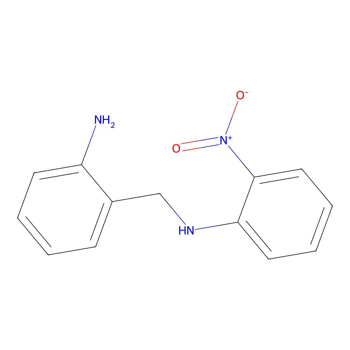 N-(2-aminobenzyl)-2-nitroaniline molecular structure, CAS 1221792-14-8