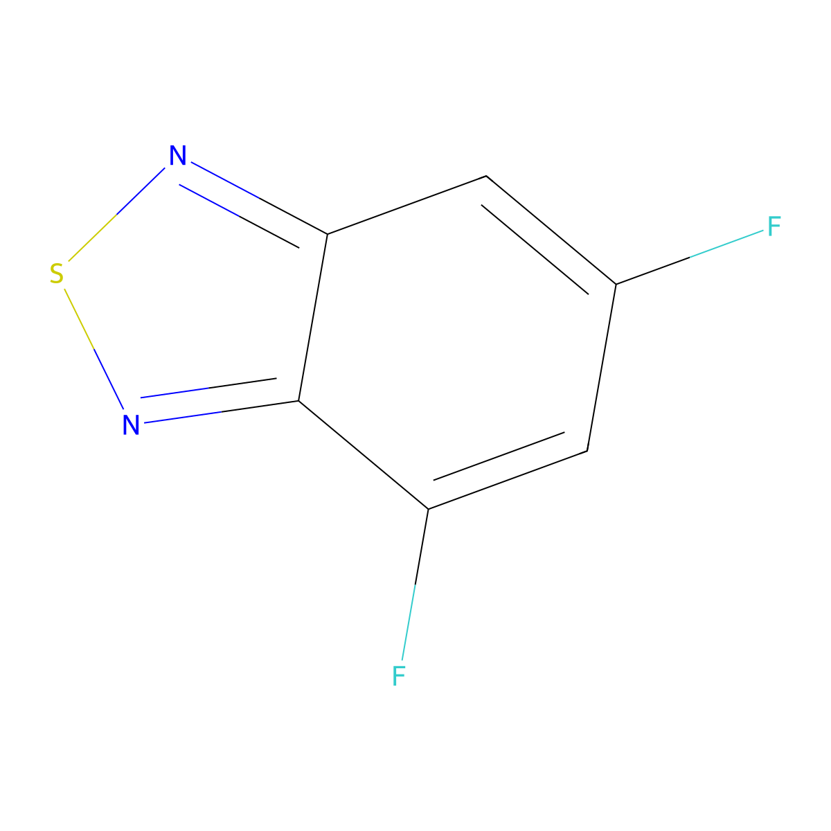 4,6-Difluorobenzo[c][1,2,5]thiadiazole molecular structure, CAS 1221793-59-4
