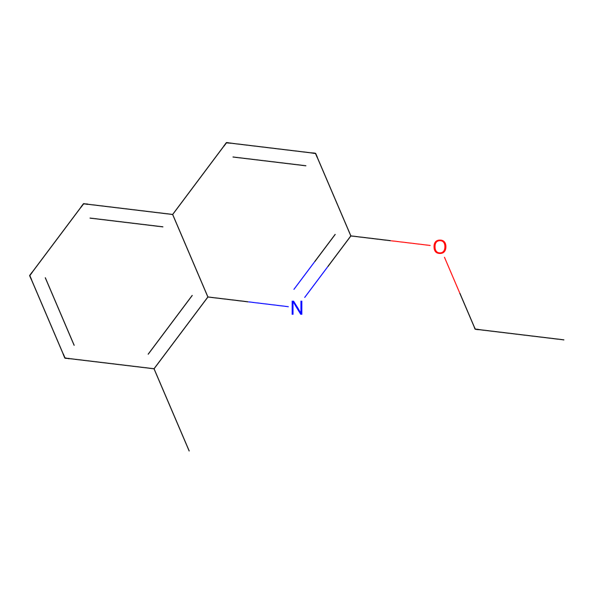 2-Ethoxy-8-methylquinoline molecular structure, CAS 1221793-63-0