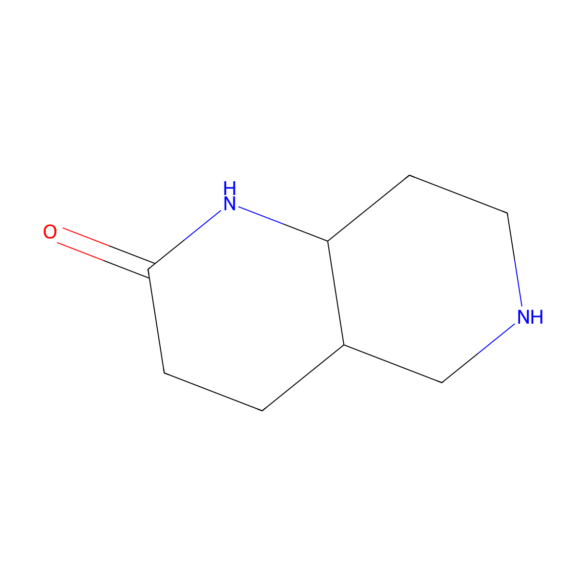 Octahydro-1,6-naphthyridin-2(1H)-one molecular structure, CAS 1221818-78-5
