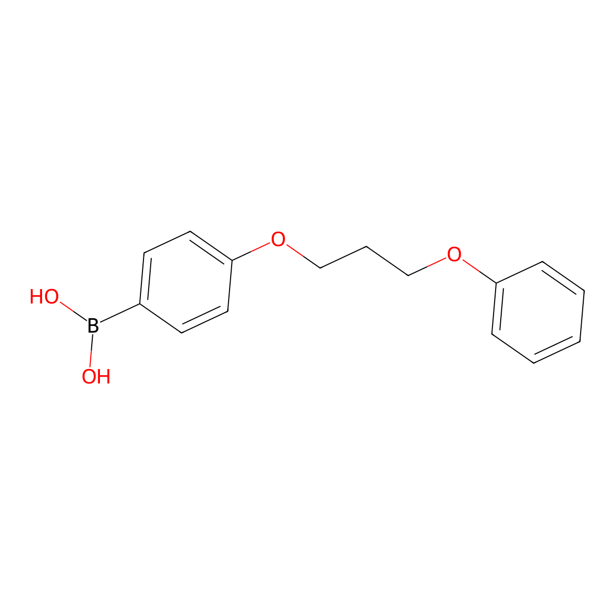(4-(3-Phenoxypropoxy)phenyl)boronic acid molecular structure, CAS 1221823-94-4