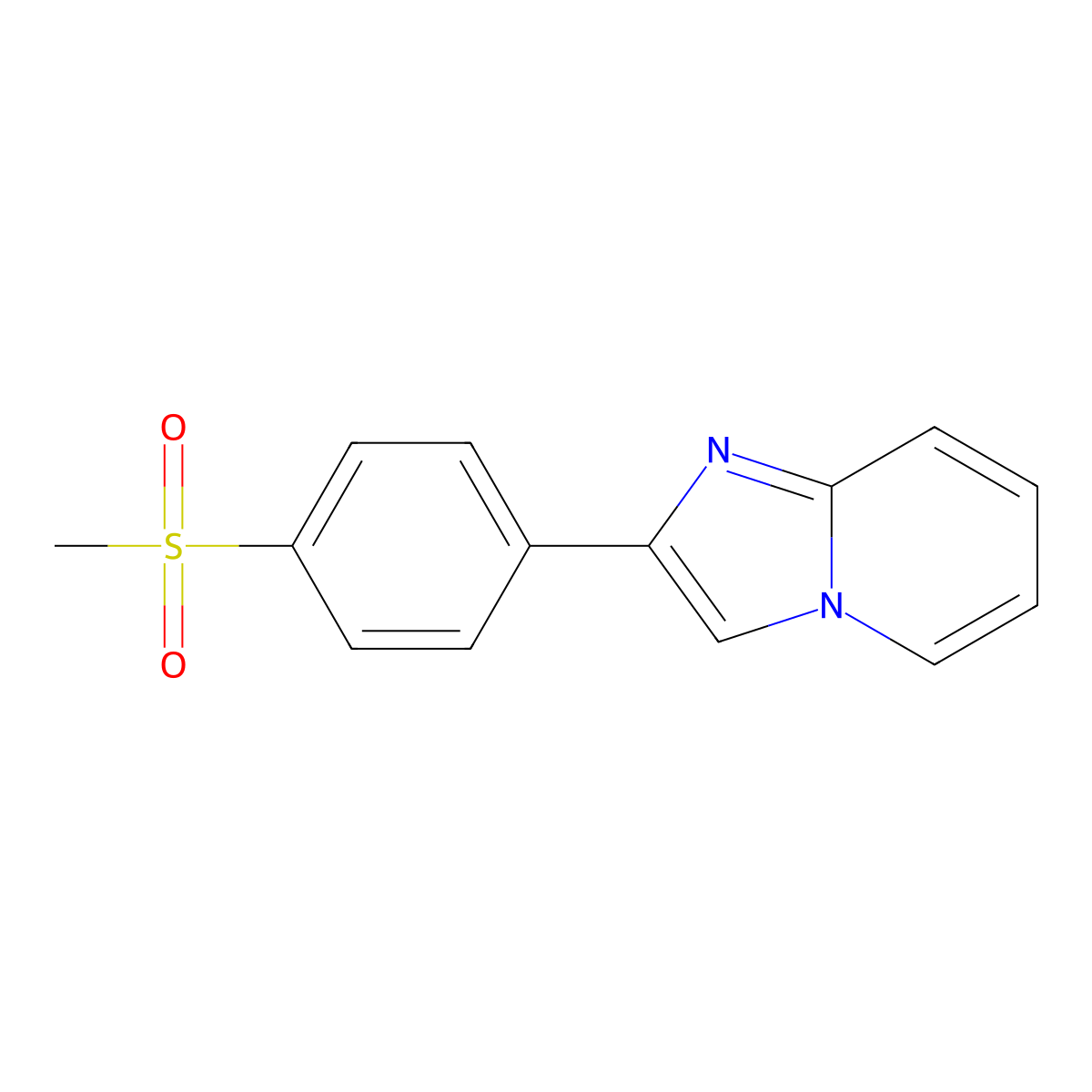 Zolimidine molecular structure, CAS 1222-57-7