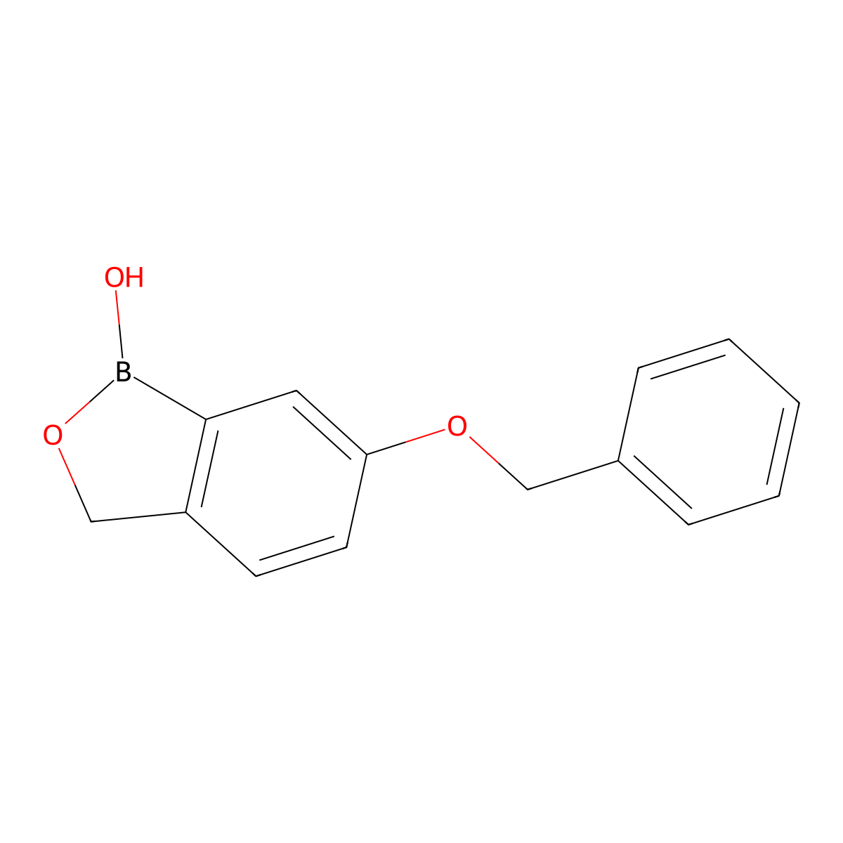 6-(Benzyloxy)benzo[c][1,2]oxaborol-1(3H)-ol molecular structure, CAS 1222010-47-0