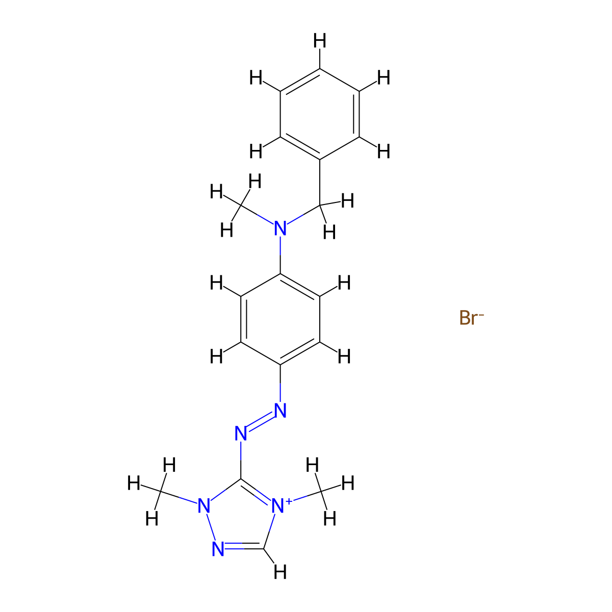 Basic Red 46 molecular structure, CAS 12221-69-1