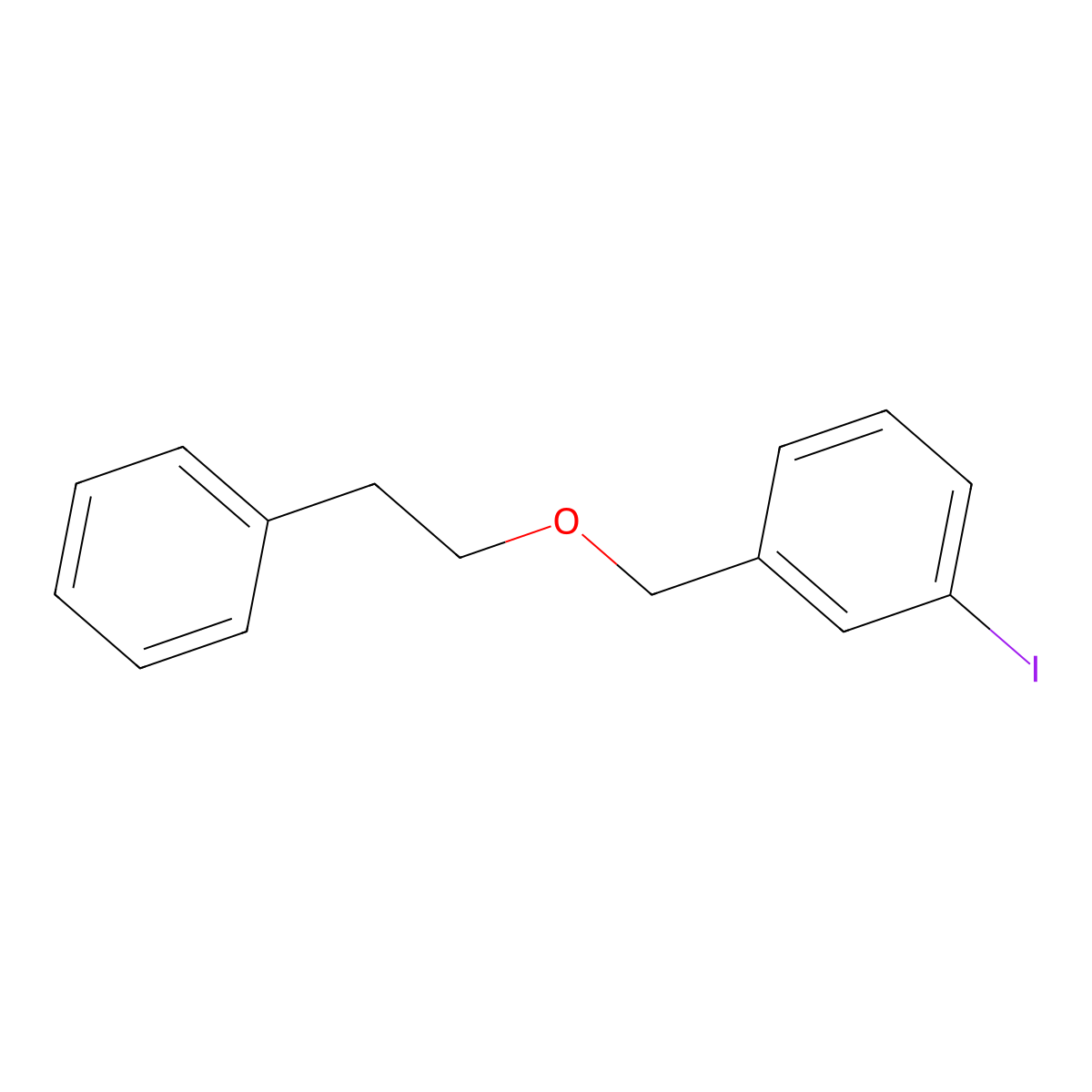 1-Iodo-3-(phenethoxymethyl)benzene molecular structure, CAS 1222138-98-8