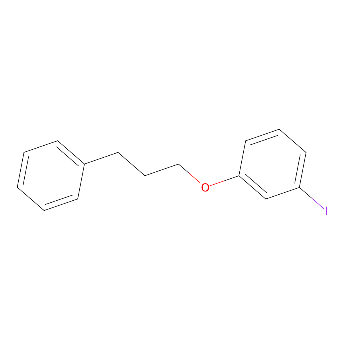 1-Iodo-3-(3-phenylpropoxy)benzene molecular structure, CAS 1222139-03-8