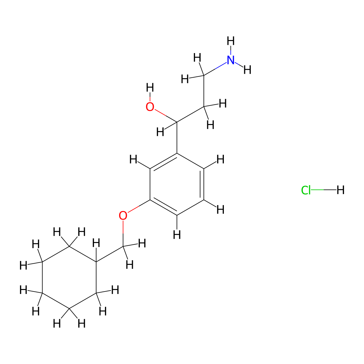 rac-Emixustat Hydrochloride Salt molecular structure, CAS 1222169-23-4