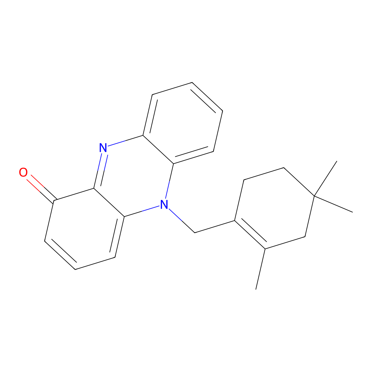 Lavanducyanin molecular structure, CAS 122228-60-8