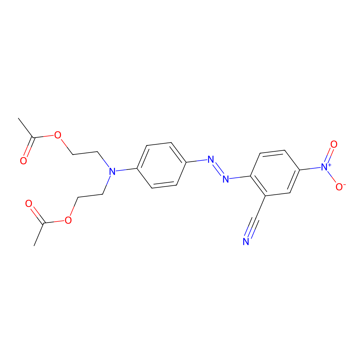 Disperse Red 82 molecular structure, CAS 12223-42-6