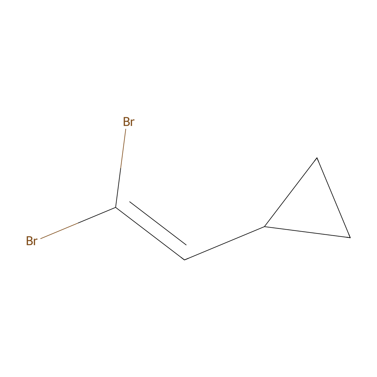 1-(2,2-Dibromoethenyl)cyclopropane molecular structure, CAS 122244-78-4