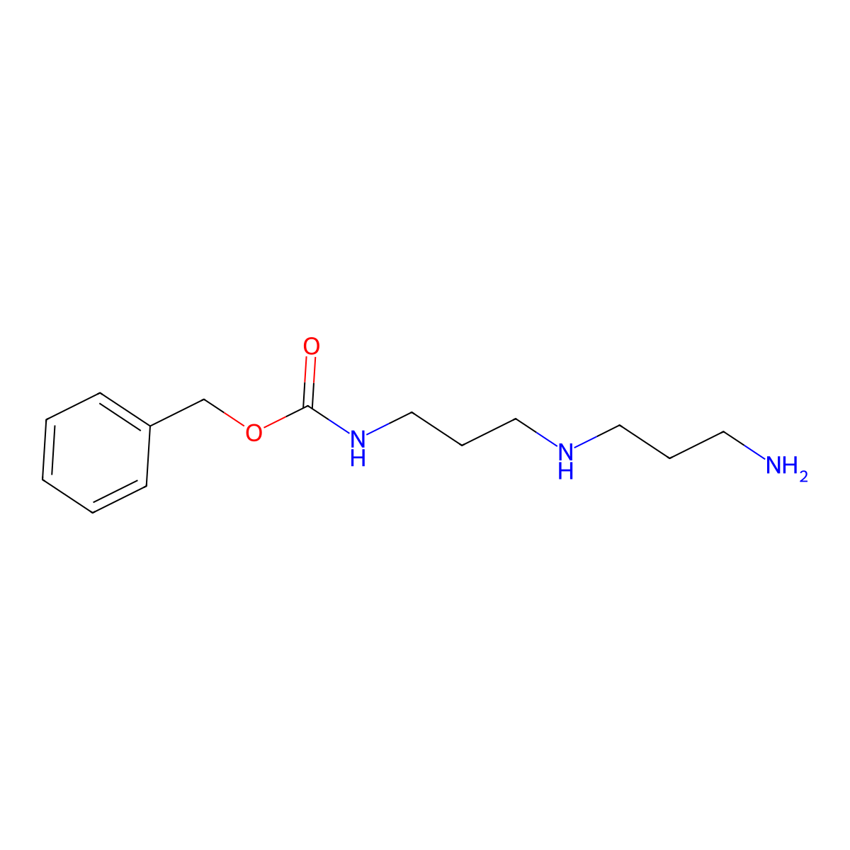 Benzyl (3-((3-aminopropyl)amino)propyl)carbamate molecular structure, CAS 122248-80-0