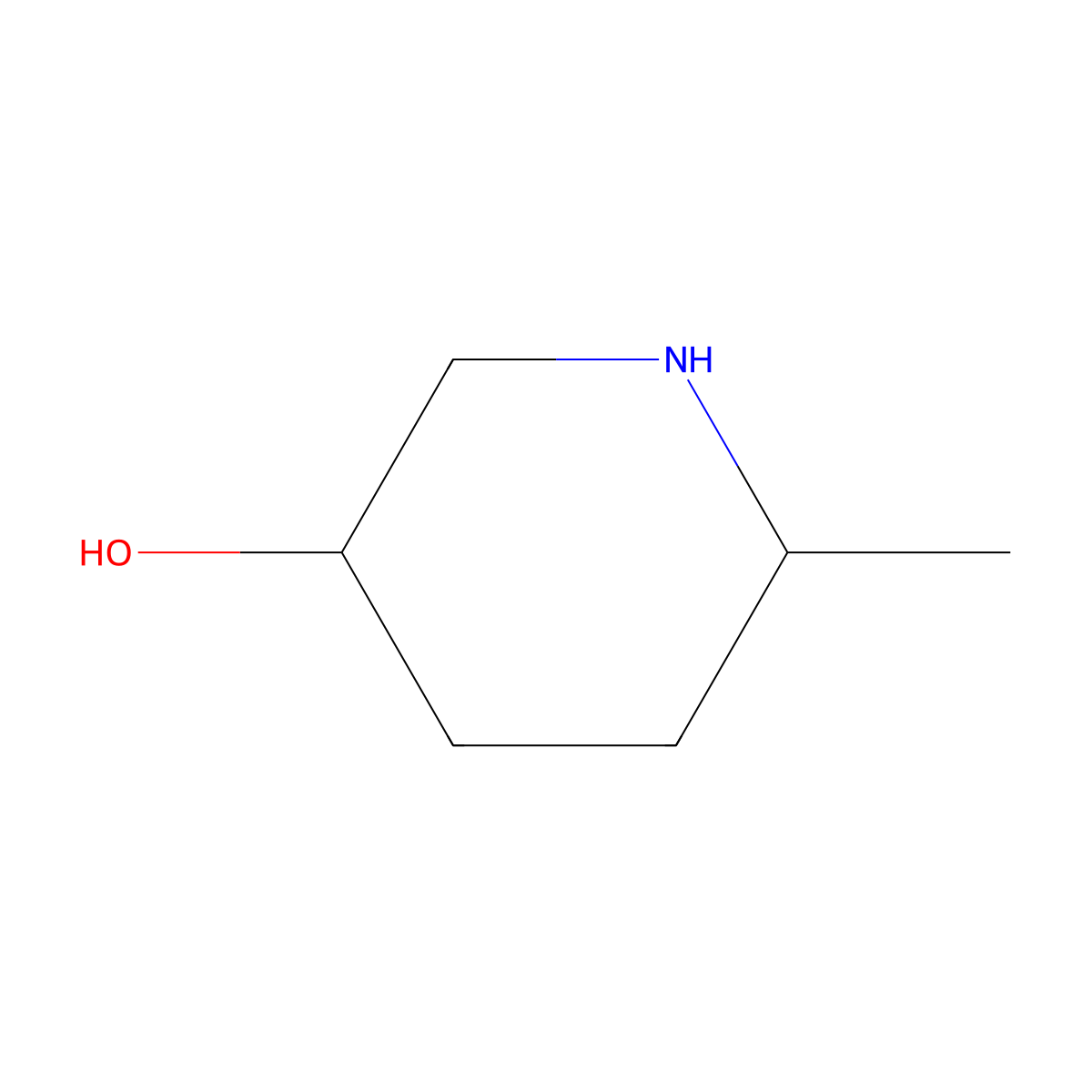 (3S,6R)-6-methylpiperidin-3-ol molecular structure, CAS 1222491-21-5